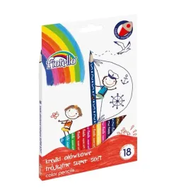 kredki-olowkowe-fiorello-super-soft-trojkatne-18-szt