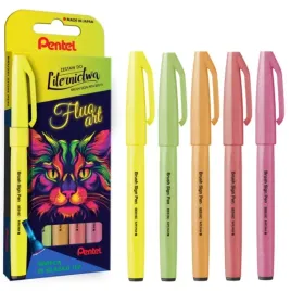 pisak-brush-sign-5szt-ses15c-fluo