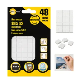 masa-samoprzylepna-do-scian-plakatow-nie-zrywa-farby-yellow-one-48-kostek