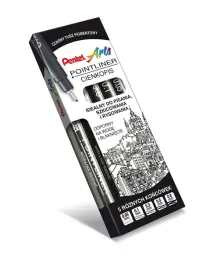 cienkopisy-pointliner-a-czarne-set-x5-szt-pentel-s20p