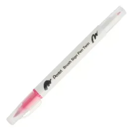 pentel-pisak-brush-dwustronny-karminowy-rozowy