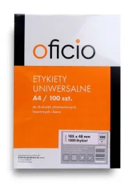 etykiety-uniwersalne-a4-105-x-48-mm-biale-oficio-100-arkuszy-do-drukarki