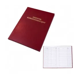 ksiazka-do-korespondencji-a4-96-kartek-barbara-bordowa-biurowa-twarda