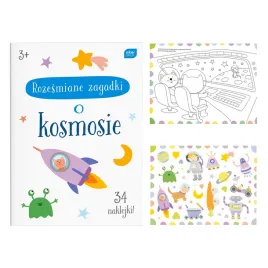 rozesmiane-zagadki-o-kosmosie-kolorowanka-z-naklejkami-ksiazka-dla-dzieci