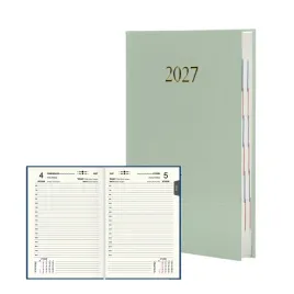 kalendarz-ksiazkowy-agenda-a5-dzienny-2027-mietowy-ekonomiczny-planer
