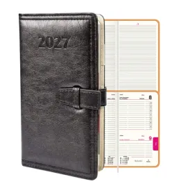 kalendarz-ksiazkowy-agenda-dzienny-2027-czarny-organizer-z-paskiem-planer
