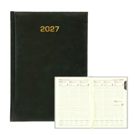 kalendarz-ksiazkowy-2027-a5-tygodniowy-baladek-zielony-z-tasiemka