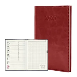 kalendarz-ksiazkowy-agenda-a5-tygodniowy-2027-bordowy-elegancki-planer