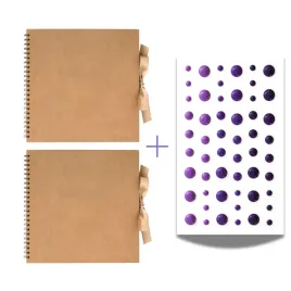 album-do-zdobienia-ciemnobezowy-305x305-35k-zestaw-2-szt-gratis-naklejki