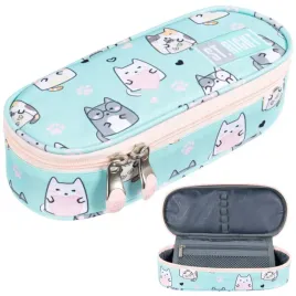 piornik-szkolny-saszetka-usztywniana-stright-charming-cats-kot-dziewczynka