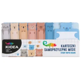 karteczki-samoprzylepne-slodkie-wesole-misie-kidea-or-7-kolorow