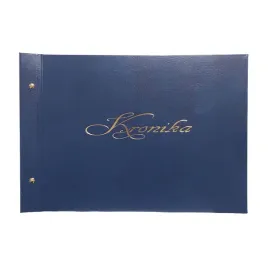 kronika-a3-ksiega-pamiatkowa-pozioma-nity-granat-zloty-napis-100-kartek