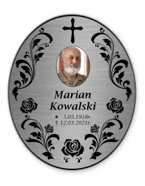tabliczka-na-grob-krzyz-nagrobek-grawer-zdjecie-laminat-srebrna