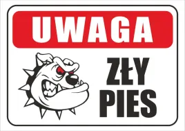 tabliczka-informacyjna-pvc-z-nadrukiem-uv-a5-zly-pies