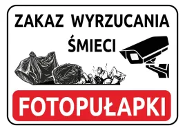 tabliczka-informacyjna-a4-zakaz-wyrzucania-smieci-fotopulapki-pcv