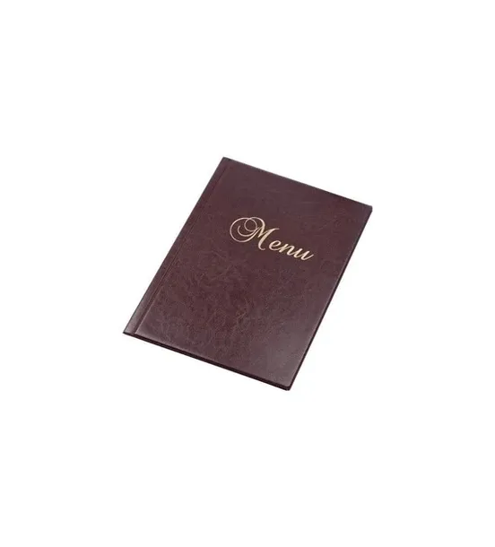 TECZKA MENU A4 BORDOWA 0309-0015-10