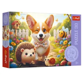 puzzle-30-dzien-z-corgim-trefl-dzien-dziecka-dzieciece-edukacyjne-fsc