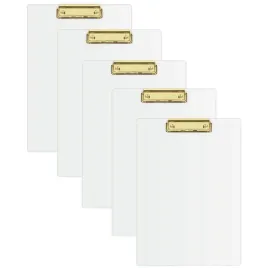 klip-a4-deska-bialy-zloty-mechanizm-khg-01-10-biurfol-5-sztuk