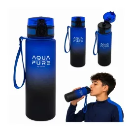 bidon-aqua-pure-600-ml-niebiesko-czarny-trwaly-sportowy-do-szkoly-treningu