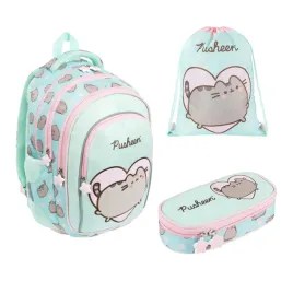 wyprawka-szkolna-pusheen-mint-plecak-4-komorowy-piornik-worek-na-buty