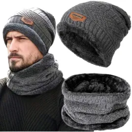 czapka-zimowa-beanie-komin-ocieplany-damski-meski-cieply-komplet-na-zime