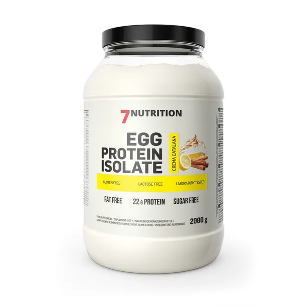 7Nutrition EGG Protein 2000 g Crema Catalana BIAŁKO Z JAJA KURZEGO IZOLAT