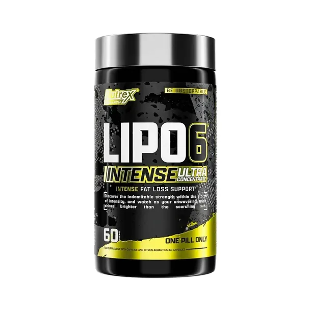 NUTREX Lipo 6 Black UC Intense EU 60 kaps Spalacz Tłuszczu Kofeina Tyrozyna