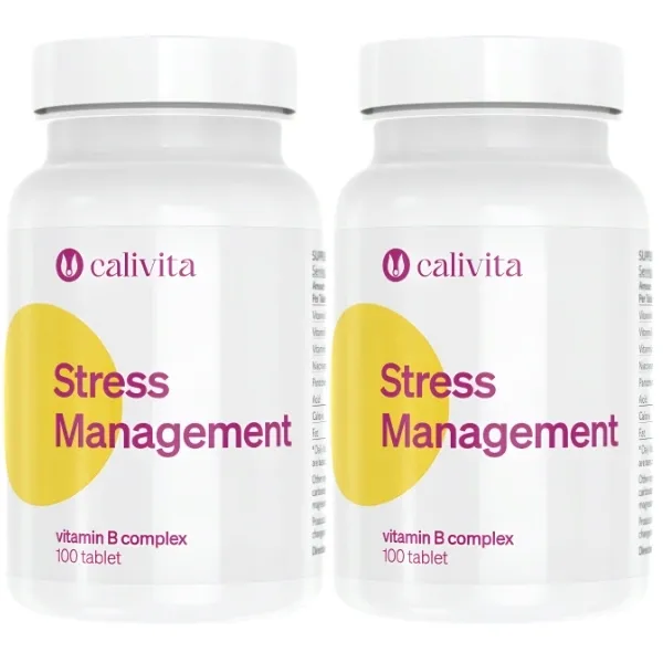 2x Calivita Stress Management 100tabs Kompleks Witamin Stres Zmęczenie