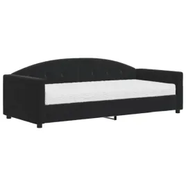 czarna-lezanka-2-w-1-z-materacem-222-x-100-x-75-cm