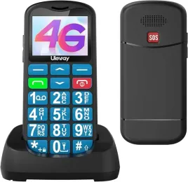 telefon-komorkowy-uleway-dla-seniorow-z-duzymi-przyciskami-stacja-ladujaca