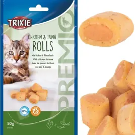 przysmak-dla-kota-roladki-chicken-and-tuna-rolls-trixie-premio-50g