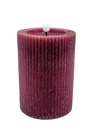 swieca-ledowa-rustic-burgundowa-fi7-h10cm