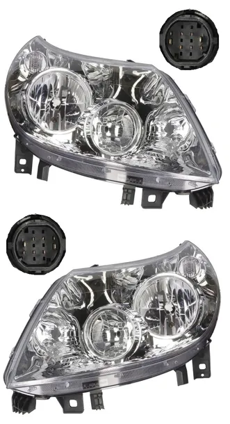 REFLEKTORY LAMPY FIAT DUCATO 06-10 TYC KOMPLET + SILNICZKI