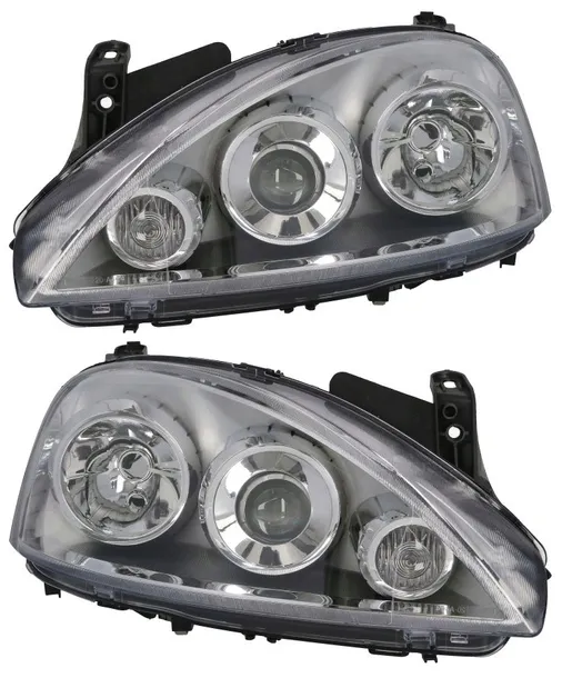 REFLEKTORY LAMPY OPEL CORSA C 03-12 TYC KOMPLET SOCZEWKI