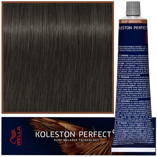 Farba do włosów Wella Koleston Me 60ml kolor 4/71