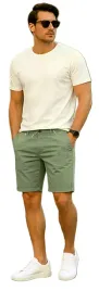 krotkie-spodenki-meskie-szorty-klasyczne-casual-zielone-039-roz-32