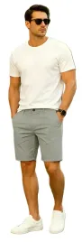 krotkie-spodenki-meskie-szorty-klasyczne-casual-szare-039-roz-38