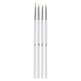 pedzelki-do-zdobien-paznokci-cienkie-biale-10-mm-manicure-zestaw-4-szt