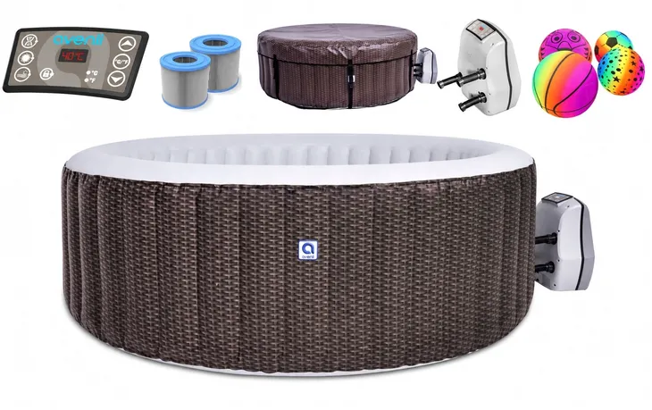 DMUCHANE SPA OGRODOWE NICE BASEN Z HYDROMASAŻEM AVENLI 6 OSOBOWE +POKRYWA