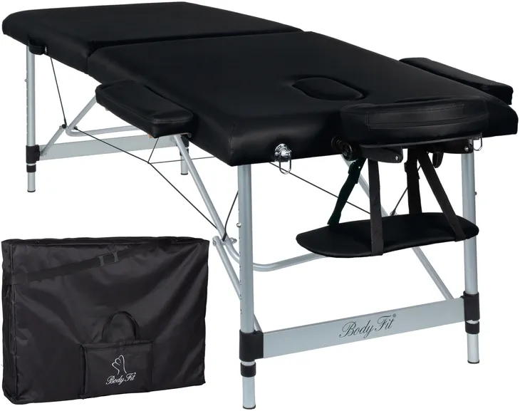 STÓŁ ŁÓŻKO DO MASAŻU ALUMINIOWE 2 SEGMENTOWE XXL + TORBA GRATIS