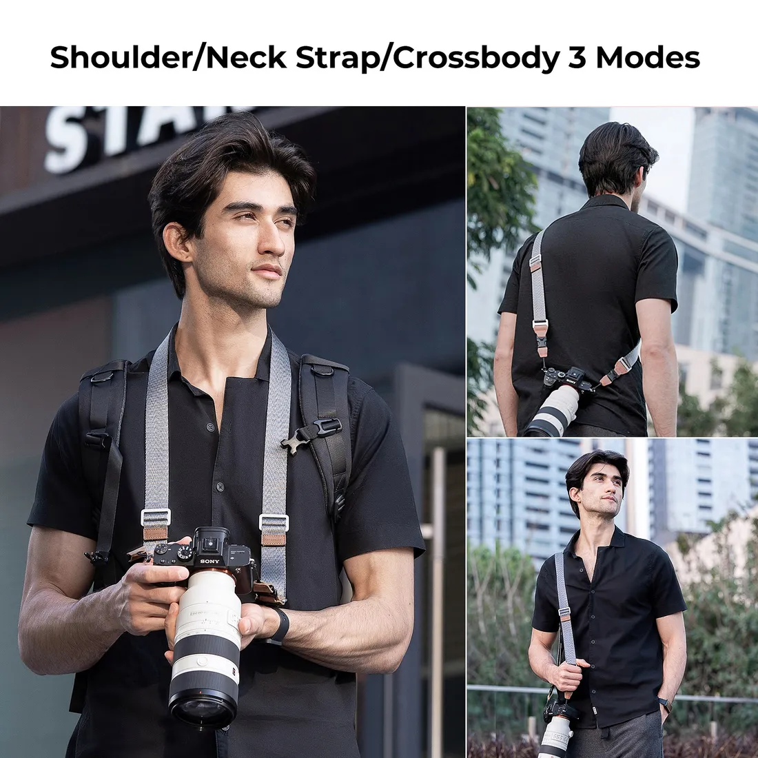 pasek-do-aparatu-kandf-concept-alpha-strap-szary-stan-nowy