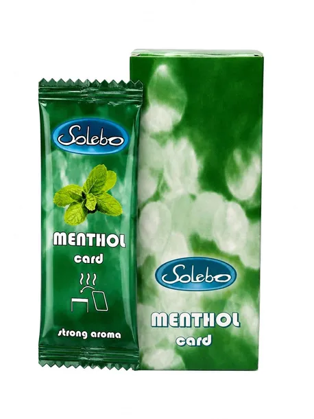 karta aromatyzująca do papierosów 25szt. MENTHOL SOLEBO + zapalniczka
