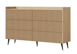 komoda-ademo-3-szerokosc-150-cm-dab-wiosenny-ryflowany-front-6-szuflad-nowo