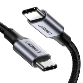 ugreen-70427-kabel-usb-usb-2-0-1-m-usb-c-048-gbit-s-100-w-czarny-srebr