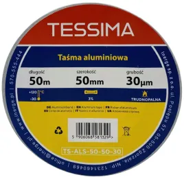 tasma-aluminiowa-50m-50mm-0-03mm-tessima