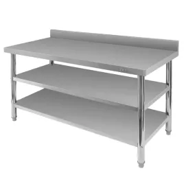 stol-gastronomiczny-stal-nierdzewna-160x70cm-przyscienny-2-polki-x-standard