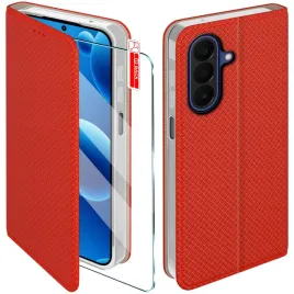 etui-z-klapka-do-samsung-a27-5g-zamykane-czerwone-futeral-szklo-9h