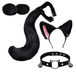 zestaw-czarny-cosplay-kot-uszy-ogon-obroza-opaski-furry-halloween