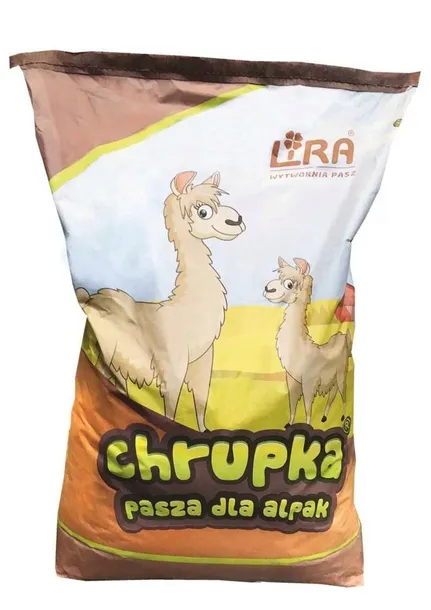 LIRA Karma, ekstrudowana pasza CHRUPKA dla alpak 20kg
