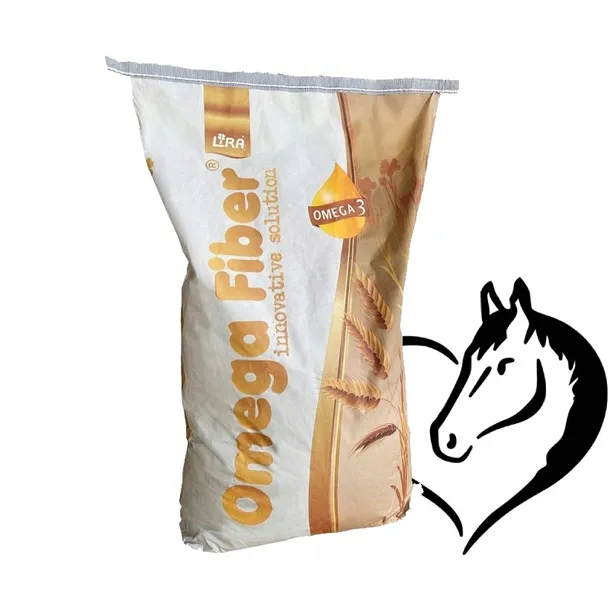 Omega Fiber Plus włókno paszowe siemieniem lnianym omega3 konie LIRA